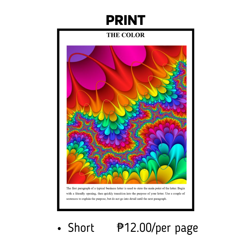 Short - Print Full Colored